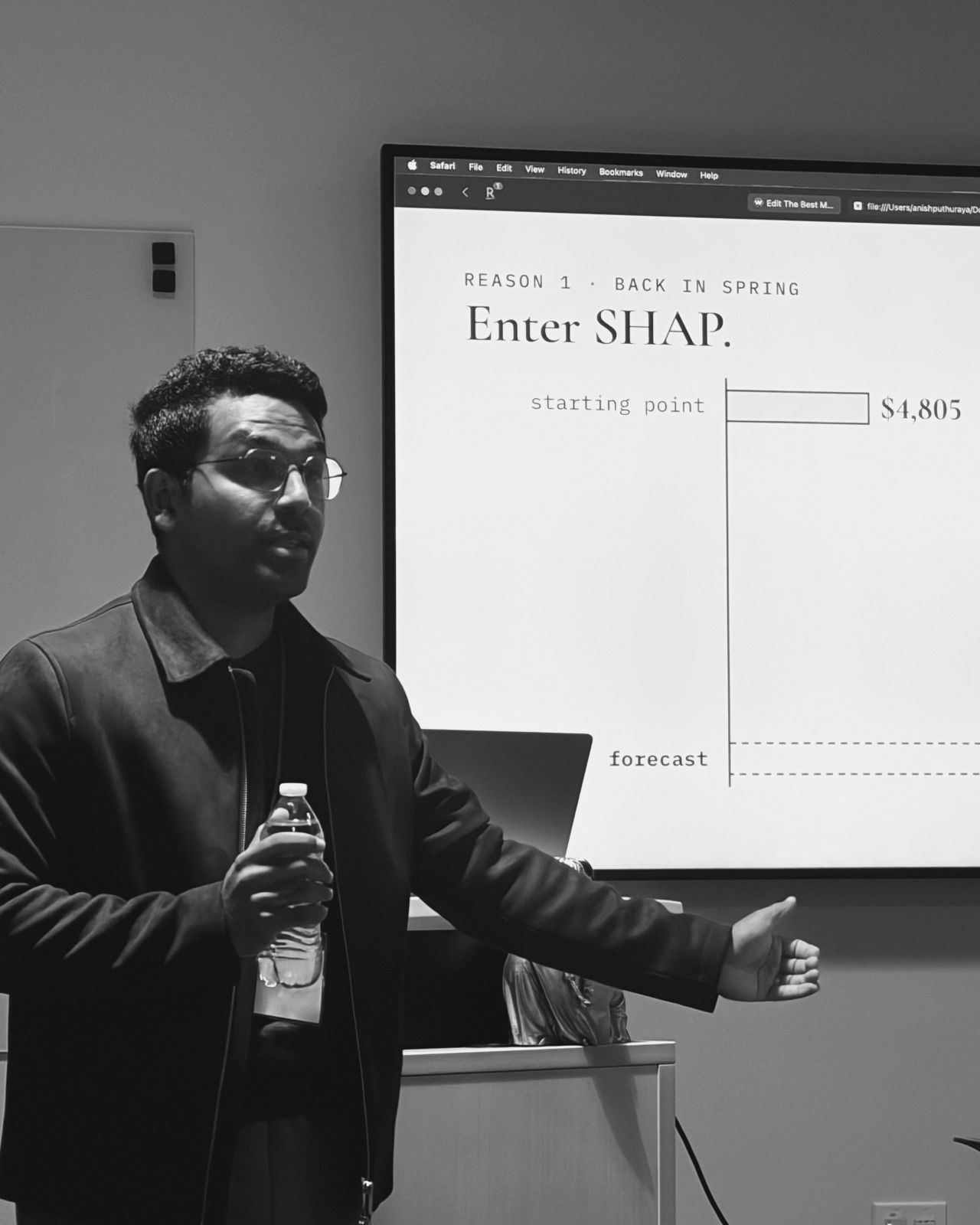 Anish Puthuraya speaking at Day of Data Pittsburgh