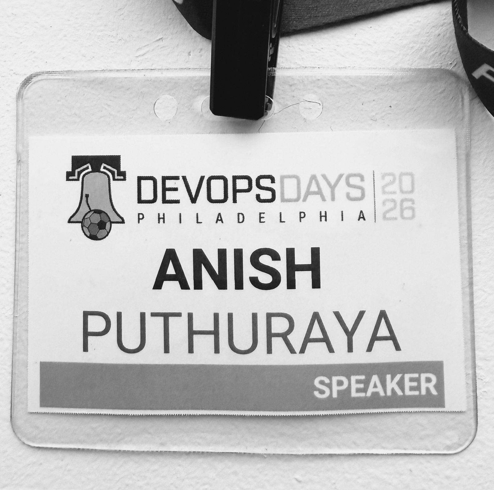 Anish Puthuraya speaking at devopsdays Philadelphia